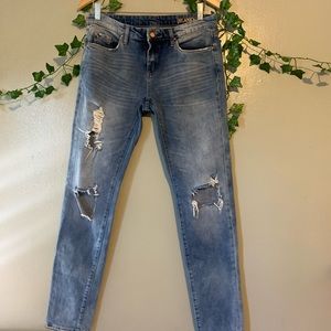 blank nyc ripped denim  jeans .